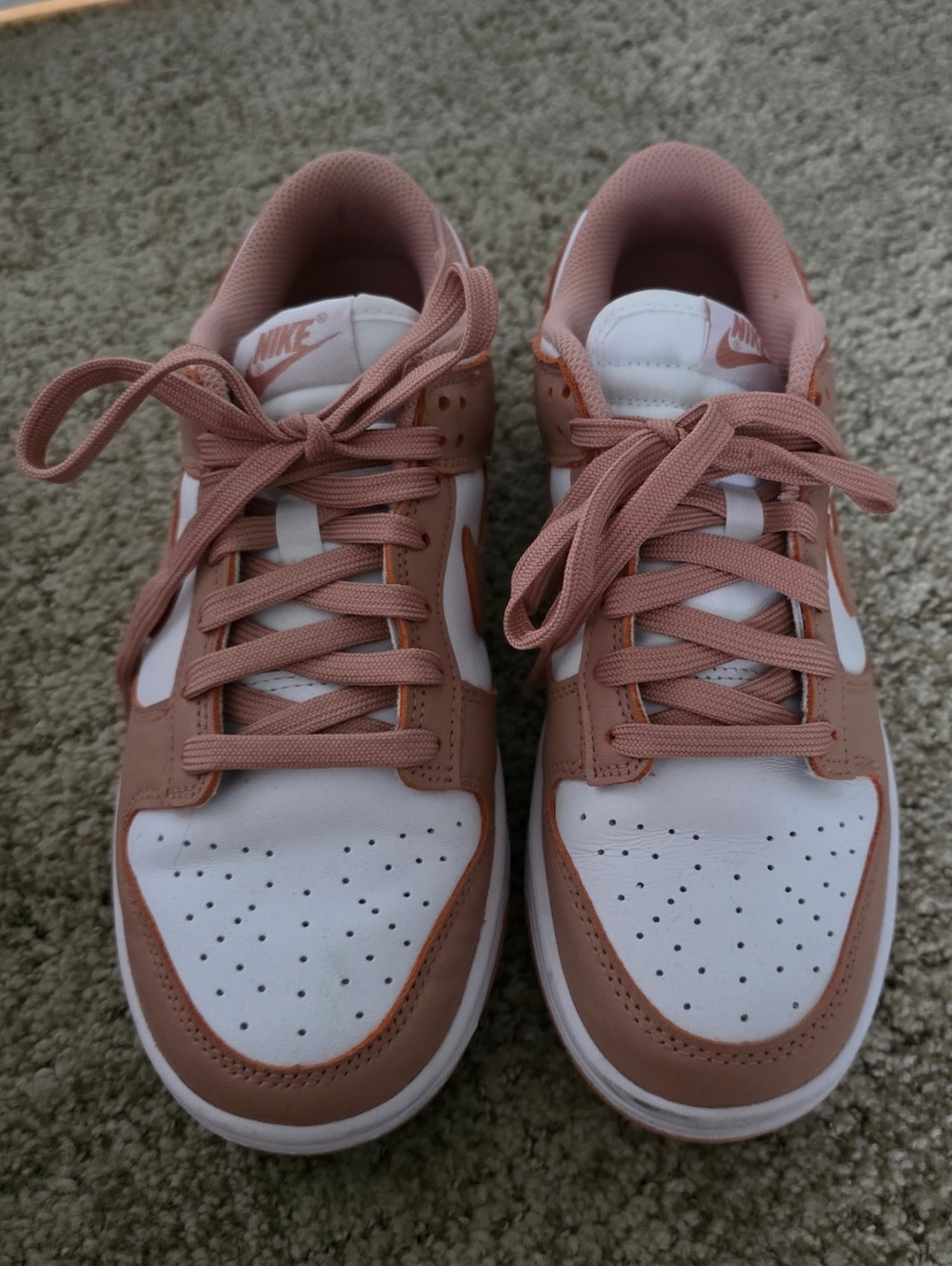 Nike Dunk Low White/Rose Whisper Womens